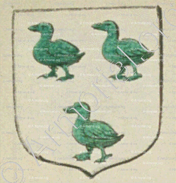 BARBOTIN (La Rochelle)_Blason enregistré sous le règne de Louis XIV._France