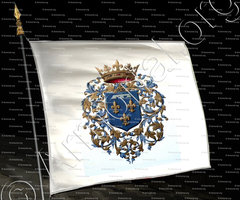 drapeau-d'ORLEANS_duché d’Orléans._France