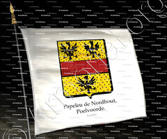drapeau-PAPELEU de NORDHOUT, POELVOORDE_Flandre_France, Belgique.