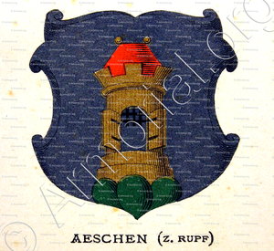 SCHEN zum RUPF_Wappenbuch der Stadt Basel . B.Meyer Knaus 1880_Schweiz
