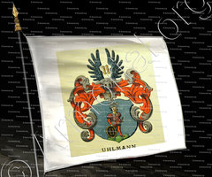 drapeau-UHLMANN_Armorial de la ville de Bâle. B.Meyer Knaus 1880._Schweiz. Suisse. Svizzera