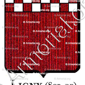 LIGNY (Sgr. de) (armoiries 1358, Ponthieu)