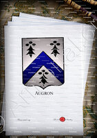 velin-d-Arches-AUGRON_Armorial Philippe de Fleury. Paris._France