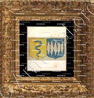 cadre-ancien-or-COLBERT et de SENECTERRE de BRINON sa femme_Paris_France