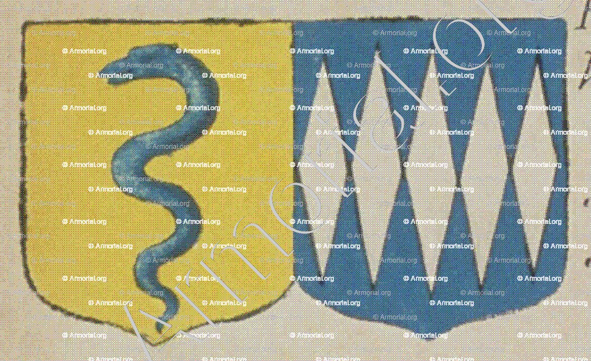 COLBERT et de SENECTERRE de BRINON sa femme_Paris_France