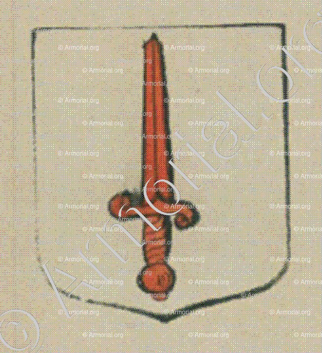 de ROUSSON (Alsace)_Blason enregistré sous le règne de Louis XIV_France