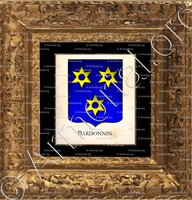 cadre-ancien-or-BARDONNIN_Armorial Philippe de Fleury. Paris._France