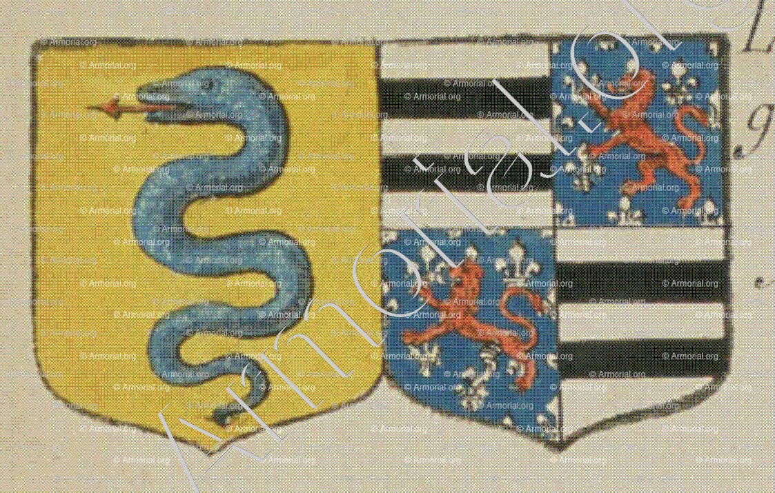 COLBERT et du BOUCHET de SOURCHES sa femme_Paris_France