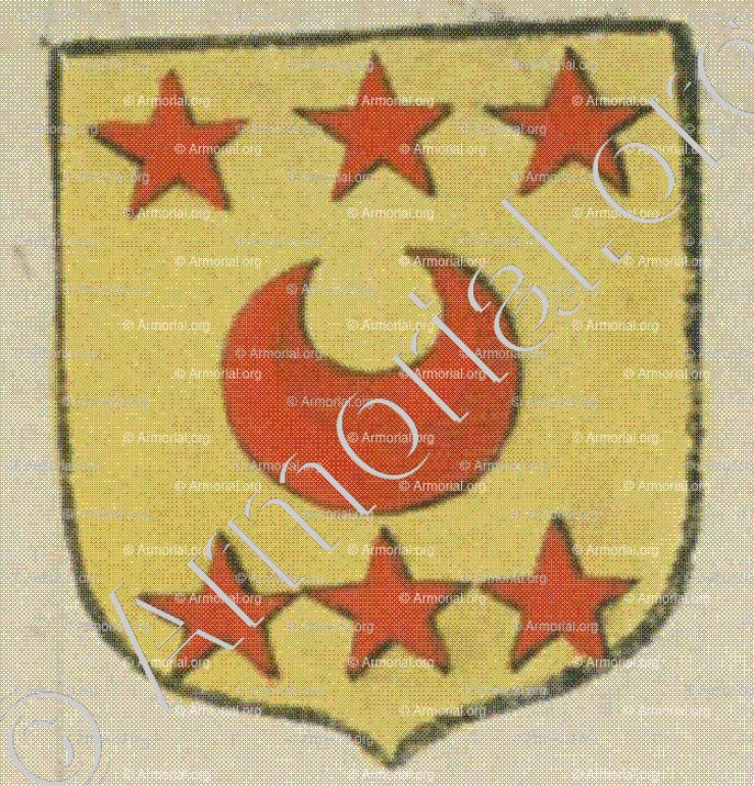 MONTBAULT (La Rochelle)_Blason enregistré sous le règne de Louis XIV._France