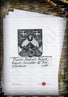 velin-d-Arches-BIGOT_Pierre Hubert Bigot, Ecuyer, Conseiller du Roi, 1766._France