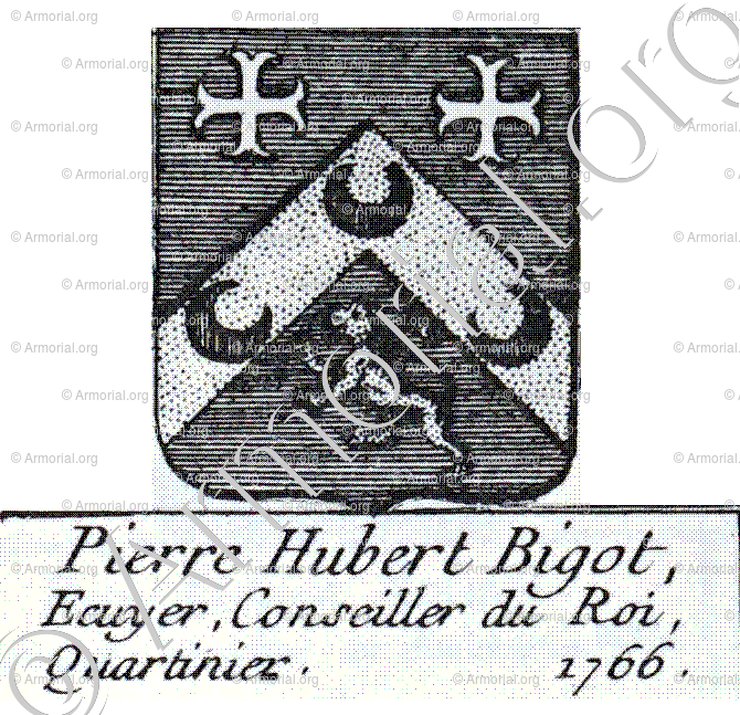 BIGOT_Pierre Hubert Bigot, Ecuyer, Conseiller du Roi, 1766._France