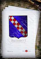 velin-d-Arches-RUGERRO_Sicilia. Dinastia d'Altavilla. Gran Conte di Sicilia 1062._Italia (i)