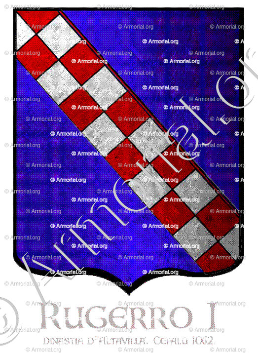 RUGERRO_Sicilia. Dinastia d'Altavilla. Gran Conte di Sicilia 1062._Italia (i)