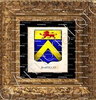 cadre-ancien-or-BARTILLAT_Armorial Philippe de Fleury. Paris._France