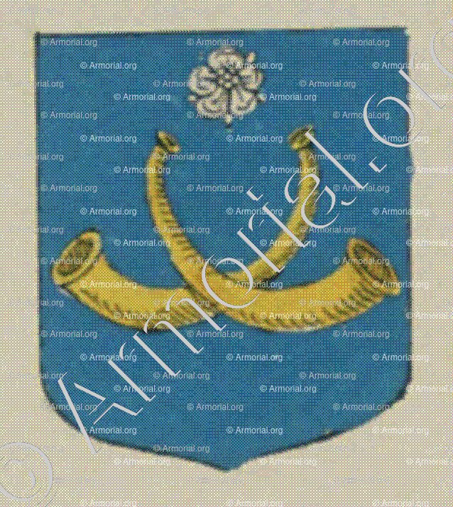 de RUNG fe HOEN de DILEMBOURG (Alsace)_Blason enregistré sous le règne de Louis XIV_France