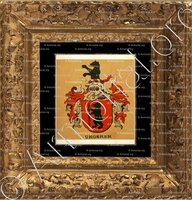 cadre-ancien-or-UNGERER_Wappenbuch der Stadt Basel . B.Meyer Knaus 1880_Schweiz 