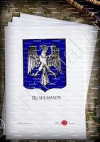 velin-d-Arches-BEAUCHAMPS_Armorial Philippe de Fleury. Paris._France