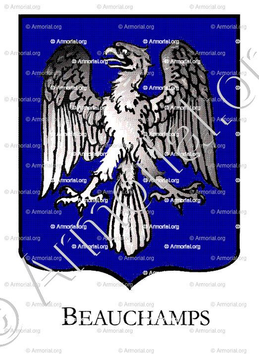BEAUCHAMPS_Armorial Philippe de Fleury. Paris._France