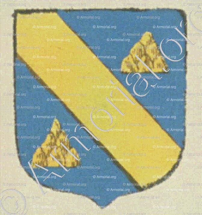 MONTIGNAC (La Rochelle)_Blason enregistré sous le règne de Louis XIV._France