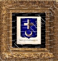 cadre-ancien-or-BERNARD de la POMMERAYE_Armorial Philippe de Fleury. Paris._France