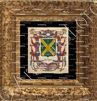 cadre-ancien-or-de L'AUBESPINE_Seigneur de Verderone. Orléanais._France