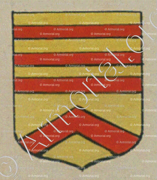 de SANLECQUE de BERSTHEIM (Alsace)_Blason enregistré sous le règne de Louis XIV_France