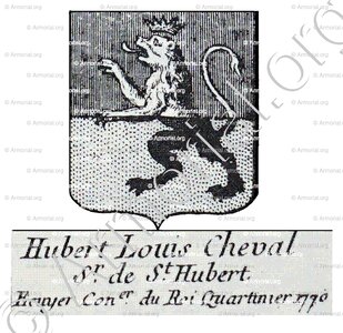 CHEVAL Sr. de St. HUBERT