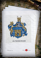 velin-d-Arches-ALTENBURGER_Wappenbuch des Stadt Basel. Meyer Kraus, 1880_Schweiz