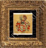 cadre-ancien-or-USTER_Wappenbuch der Stadt Basel . B.Meyer Knaus 1880_Schweiz 