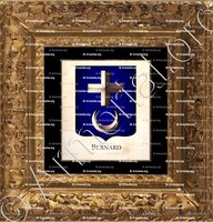 cadre-ancien-or-BERNARD_Armorial Philippe de Fleury. Paris._France