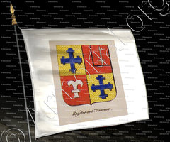 drapeau-RAFELIS DE SAINT SAUVEUR_Noblesse d'Empire._France