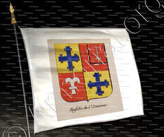 drapeau-RAFELIS DE SAINT SAUVEUR_Noblesse d'Empire._France