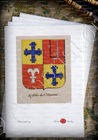 velin-d-Arches-RAFELIS DE SAINT SAUVEUR_Noblesse d'Empire._France