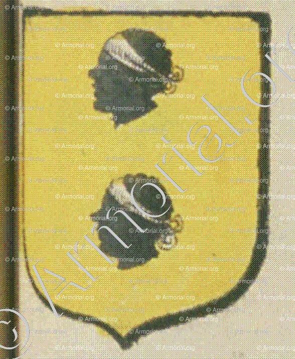 MORIN (La Rochelle)_Blason enregistré sous le règne de Louis XIV._France