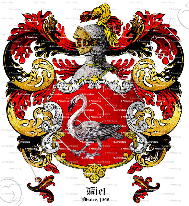 KIEL_Alsace, 1696._France (ii)