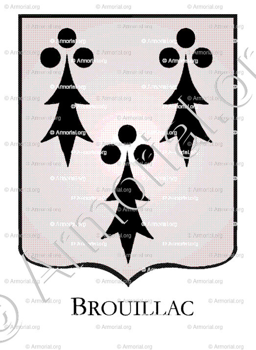 BROUILLAC_Armorial Philippe de Fleury. Paris._France