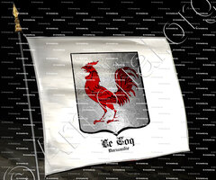 drapeau-LE COQ_Normandie, 1696._France (1)