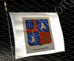 drapeau-RAMOND DUTAILLIS_Noblesse d'Empire._France