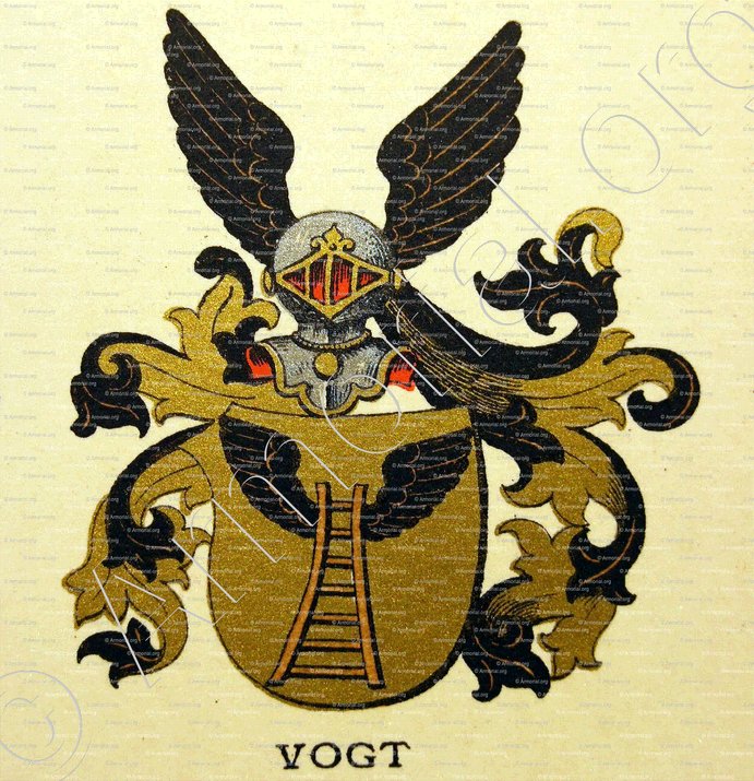 VOGT_Armorial de la ville de Bâle. B.Meyer Knaus 1880._Suisse