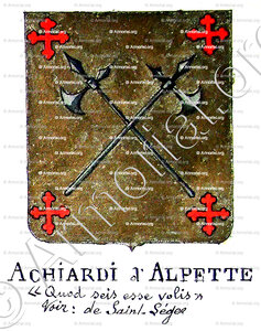 ACHIARDI d'ALPETTE