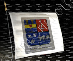 drapeau-RANDOND D'HANNECOURT_Noblesse d'Empire._France