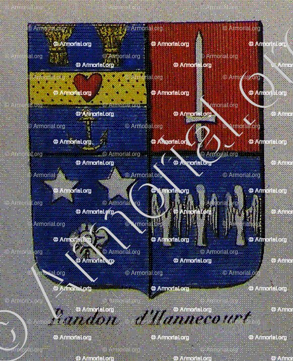 RANDOND D'HANNECOURT_Noblesse d'Empire._France