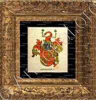 cadre-ancien-or-EHINGER  - Wappenbuch der Stadt Basel . B.Meyer Knaus 1880 - Schweiz. Suisse. Svizzera. (i)