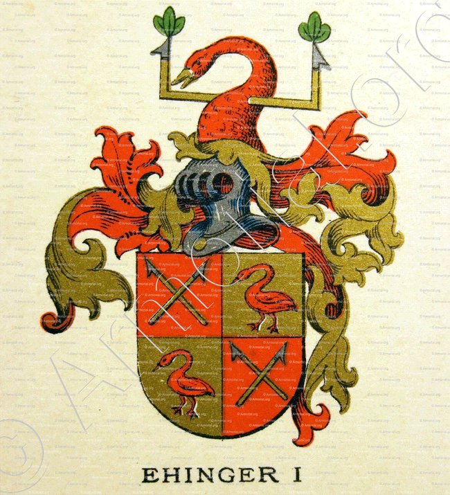 EHINGER  - Wappenbuch der Stadt Basel . B.Meyer Knaus 1880 - Schweiz. Suisse. Svizzera. (i)