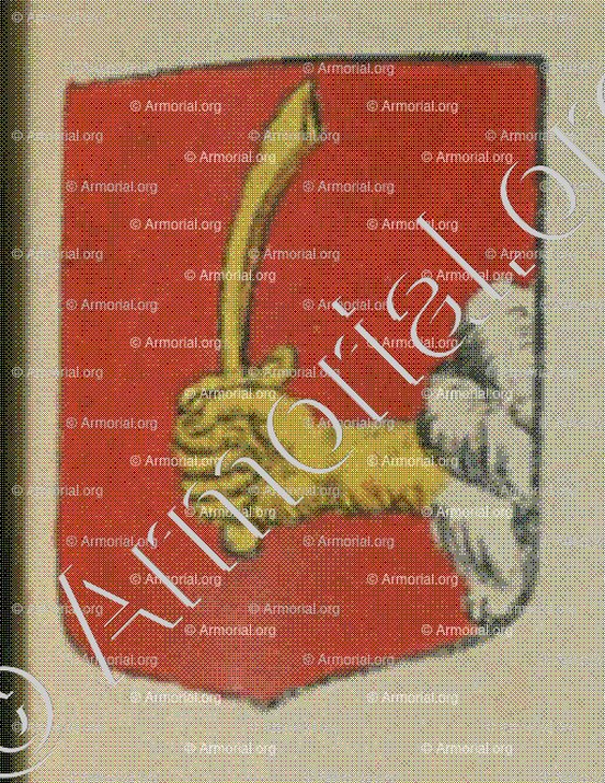 de SOMBRENIL (Alsace)_Blason enregistré sous le règne de Louis XIV_France