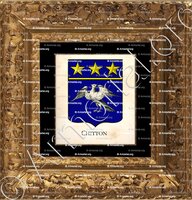 cadre-ancien-or-CHITTON_Armorial Philippe de Fleury. Paris._France