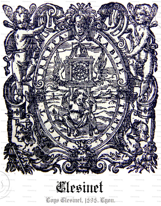 CLESINET_Loys Clésinet, Ex-libris 1595. Lyon._France.