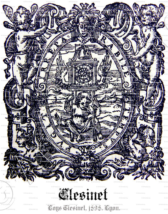 CLESINET_Loys Clésinet, Ex-libris 1595. Lyon._France.