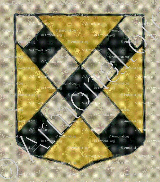 de SOURBRONNE fe SCHOULTER de DALEM (Alsace)_Blason enregistré sous le règne de Louis XIV_France