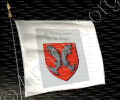 drapeau-de CONFLANS _Genève avant 1535._Suisse